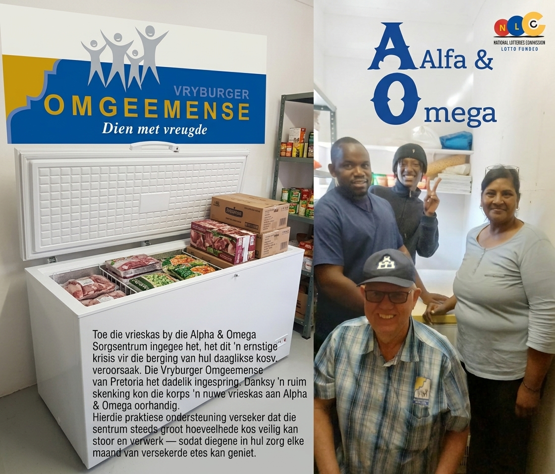 Skenkings aan Alpha & Omega te huis